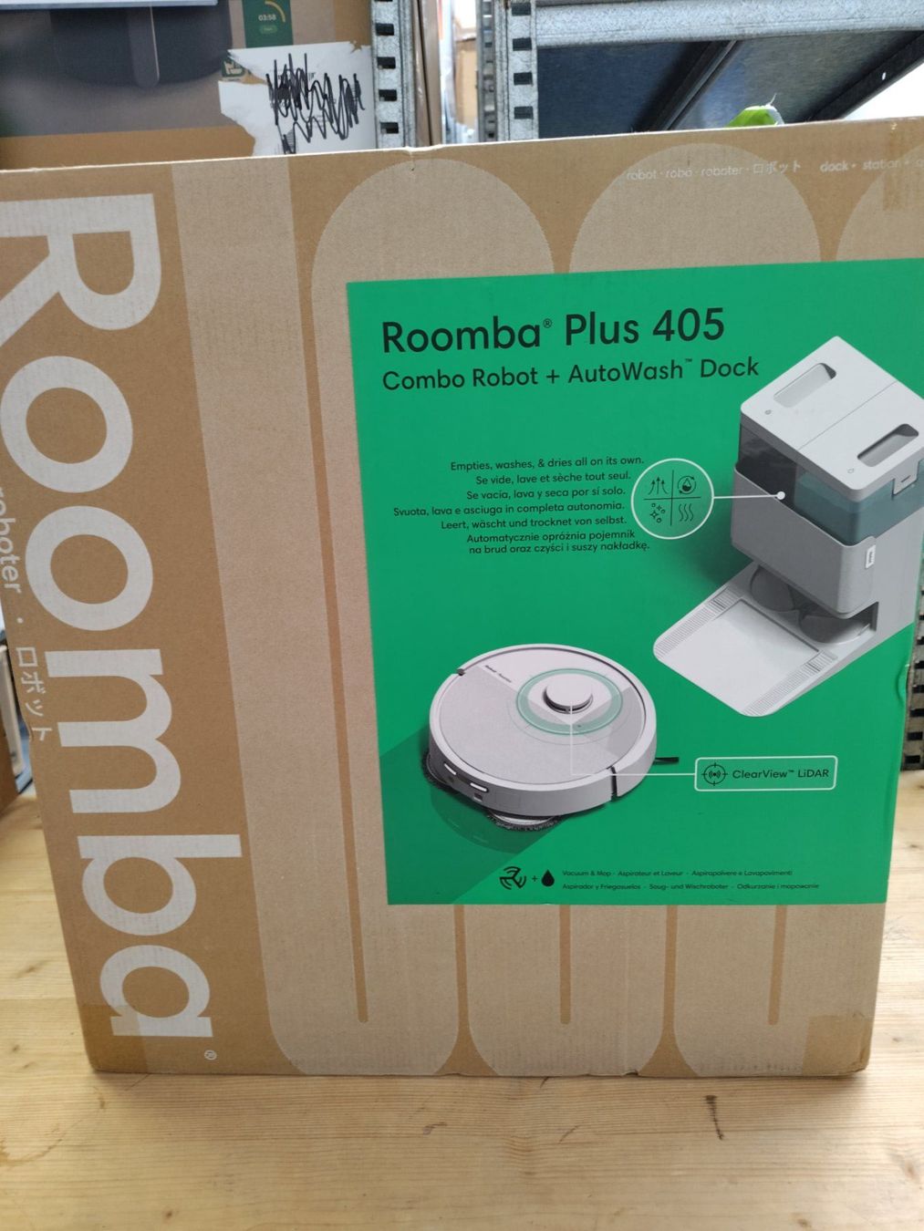 Irobot Aspirapolveri & Accessori: IRobot - Roomba Plus 405 Combo Robot + AutoWash Dock - Weiss – Nuovo e nell'imballaggio originale da Dällikon venduto da Retouren_Resale