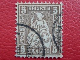 Abart Sitzende: Nr.30Dp1 (30.2.01) +signiert, Kat: 600.-+