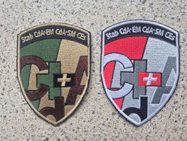 *** Badge Set Chef der Armee ohne klett ***