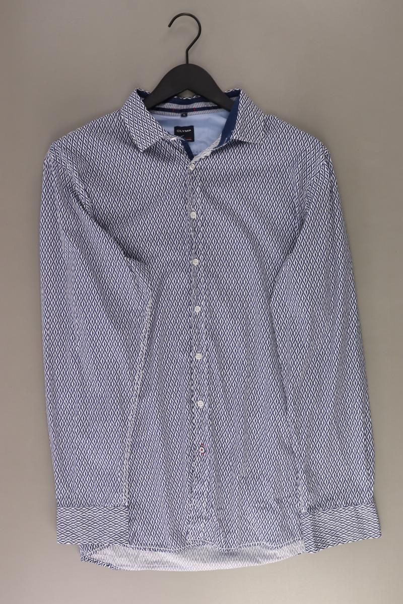 Hemden: Olymp Langarmhemd Gr. XL blau – Gebraucht aus Neustadt an der Waldnaab von SecondLifeFashion
