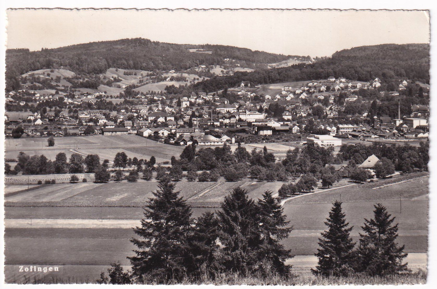 Ansichtskarten: Zofingen 1949 – Gebraucht aus Cormoret von Pascalll2001
