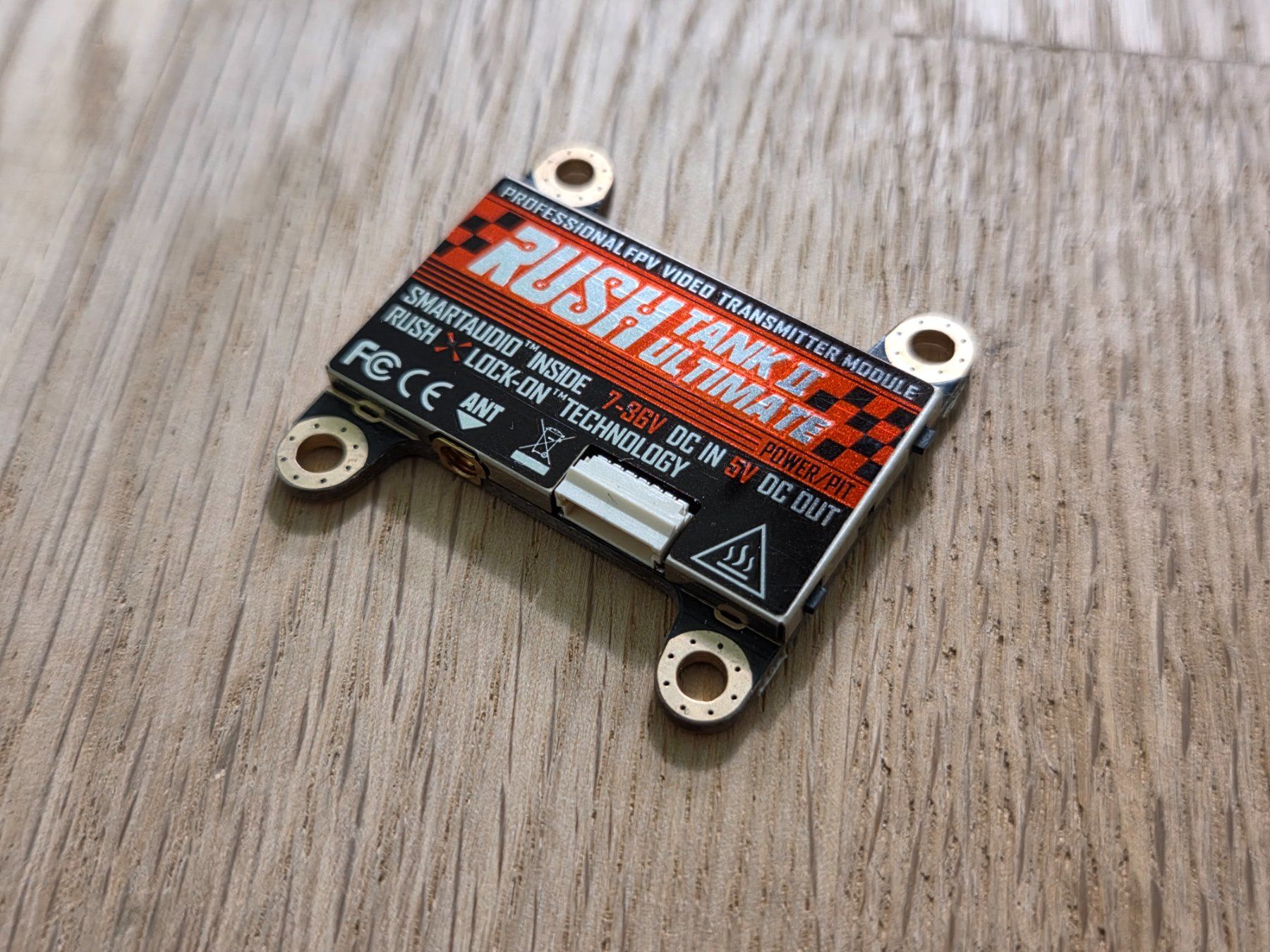 Modellismo RC: RushFPV RUSH TANK II Ultimate 5.8GHz VTX – Usato da Rotkreuz venduto da vabu33