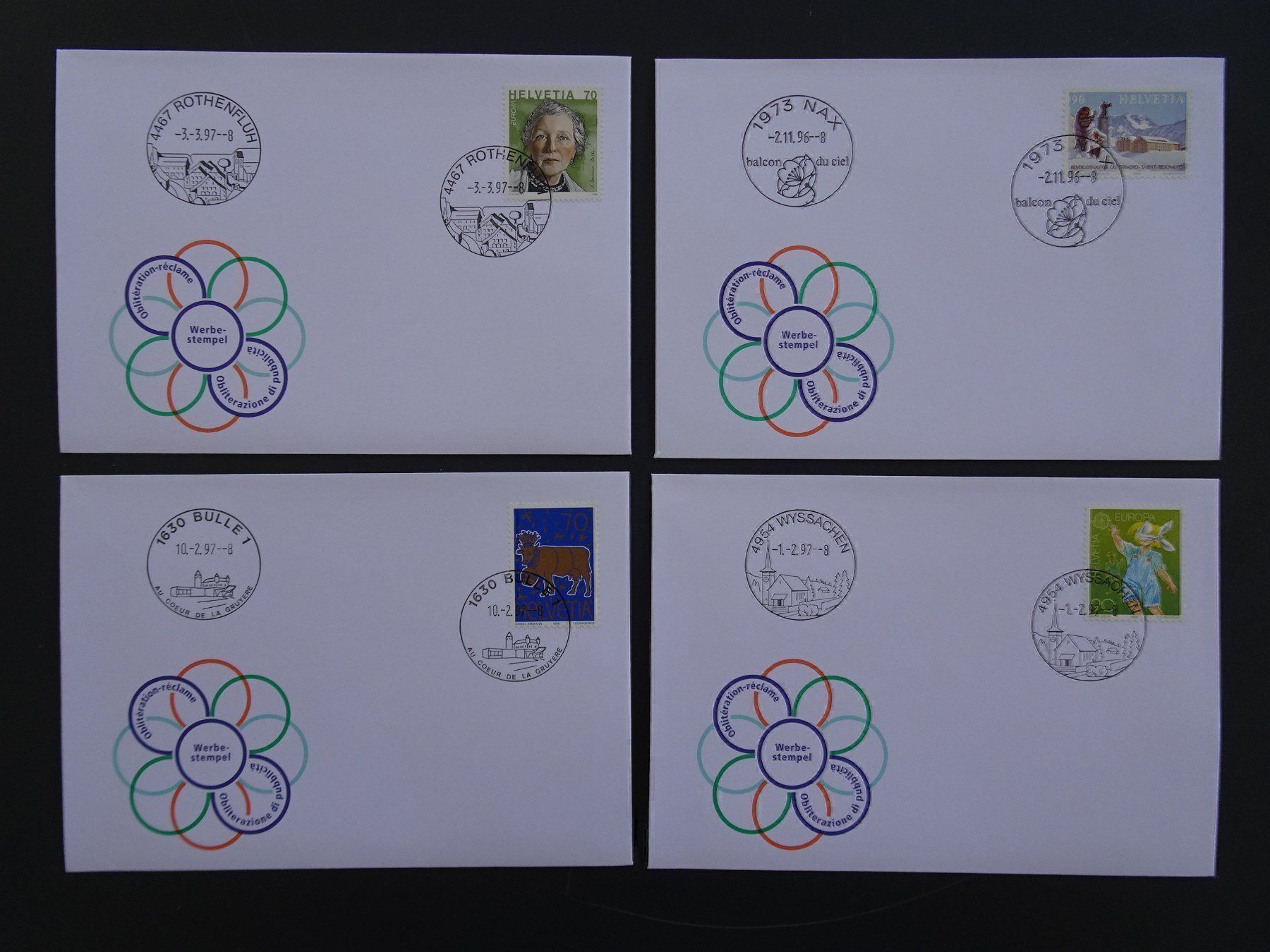 Tous les timbres: 1997 – Neuf (Voir description) à Aadorf par Chnorli-Furz