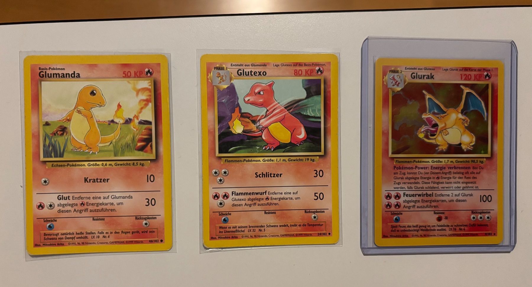Cartoline: charizard/glurak/dracaufeu base set pokemon card – Usato da Bern venduto da Tihawk 5
