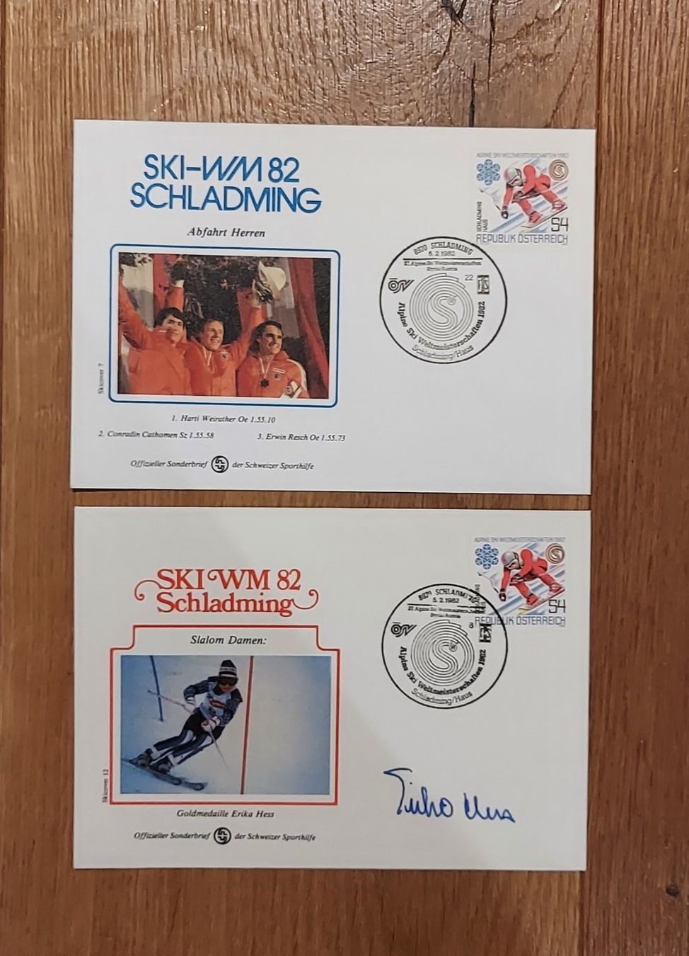 Tutti i francobolli: Ersttagsbriefe Ski-WM 1982 Schladming – Nuovo (secondo la descrizione) da Speicherschwendi venduto da Mountain010 5