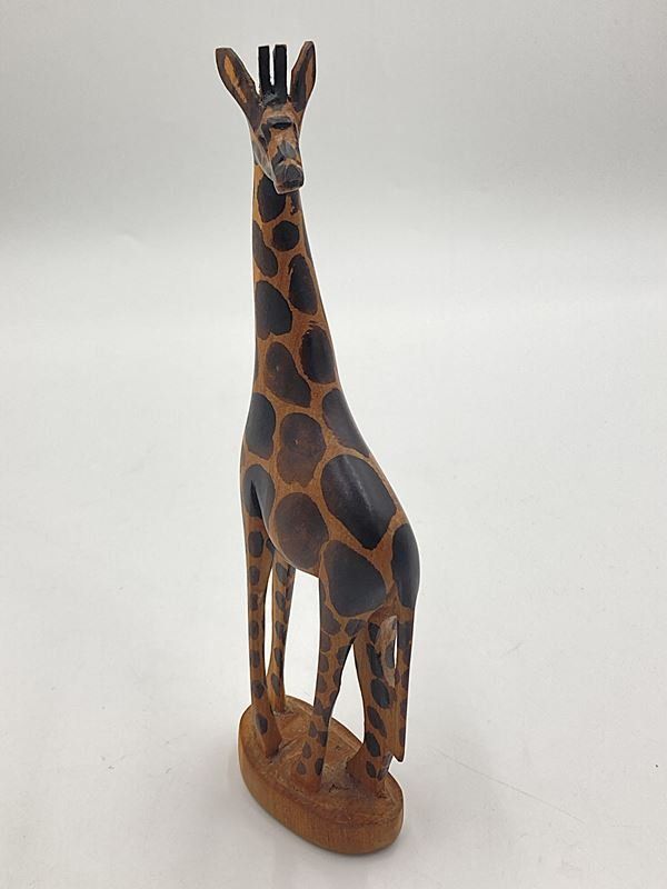 Figurines: Giraffenfigur | hellbraun | Holz – D'occasion à Wittenbach par Restwert_St-Gallen 2