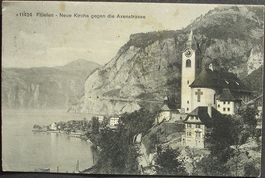 FLÜELEN Neue Kirche gegen die Axenstrasse