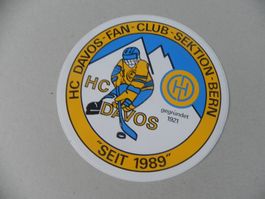 Kleber ca. 35 Jahre Eishockey HC Davos Fan Club Sektion Bern