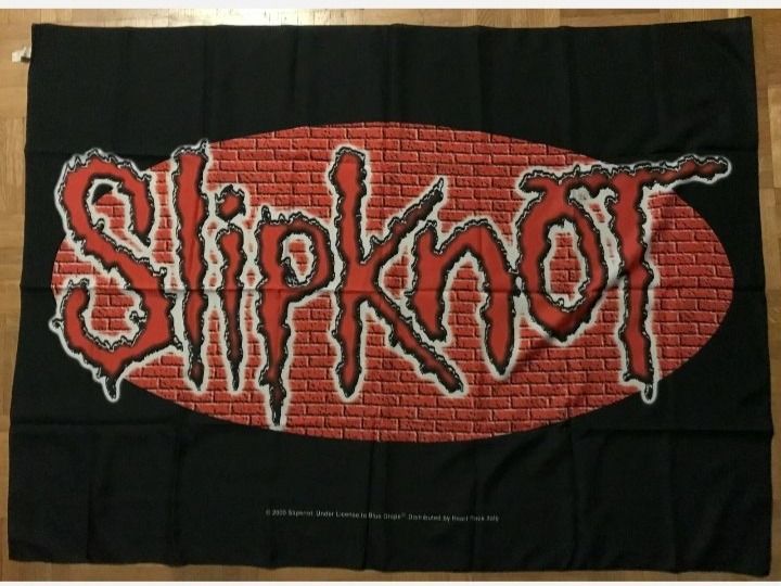 Rare Vintage Blue Grape 2000 Slipknot Flag Banner Acheter sur Ricardo