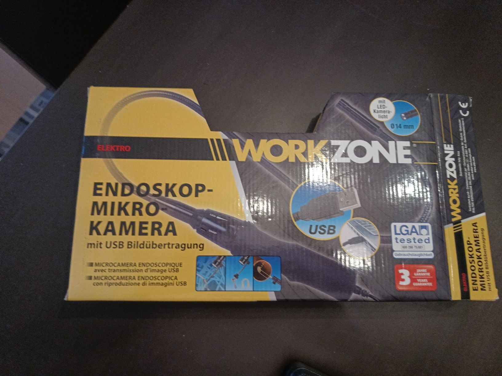Fotocamera: Endoscope Camera WORKZONE with USB, like new – Nuovo (secondo la descrizione) da Niederrohrdorf venduto da danielfb