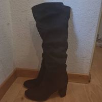 Schwarze Damenstiefel Gr. 36