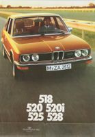 PROSPEKT | BMW- 518/520/520i/525/528 - TYP E12  | AB 02.1976
