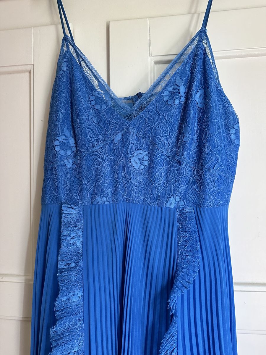 Vestiti: Elegantes blaues Abendkleid Größe 42/44 – Nuovo (secondo la descrizione) da Solothurn venduto da var002 1