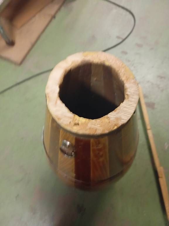 Strumenti musicali: Conga aus Holz mit naturfell – Usato da Basel venduto da Petergunn 1