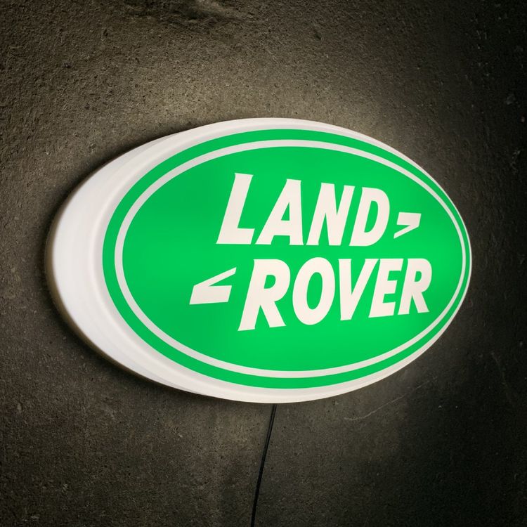 LAND ROVER LED Leuchtreklame Vintage Style (Neu und originalverpackt ...