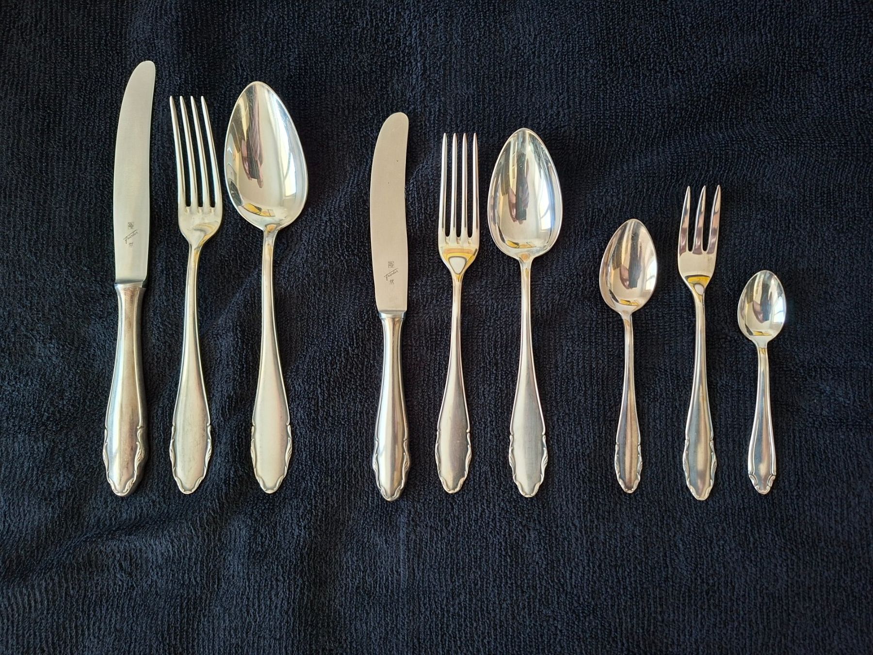 WMF Set di posate: WMF 90-Silberbesteck, 58 Teile – Usato da Widnau venduto da WalterL0102 2