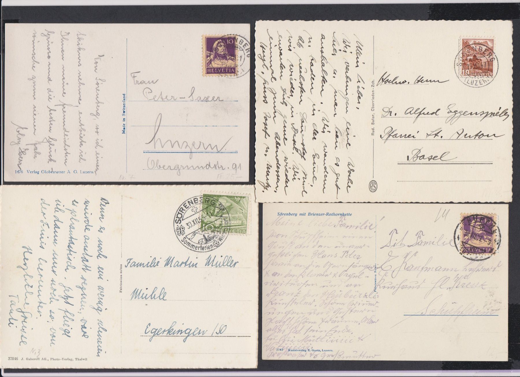 Cartes postales: Sörenberg LU   -   14 alte Ansichtskarten – D'occasion à Vitznau par Ropaku 3
