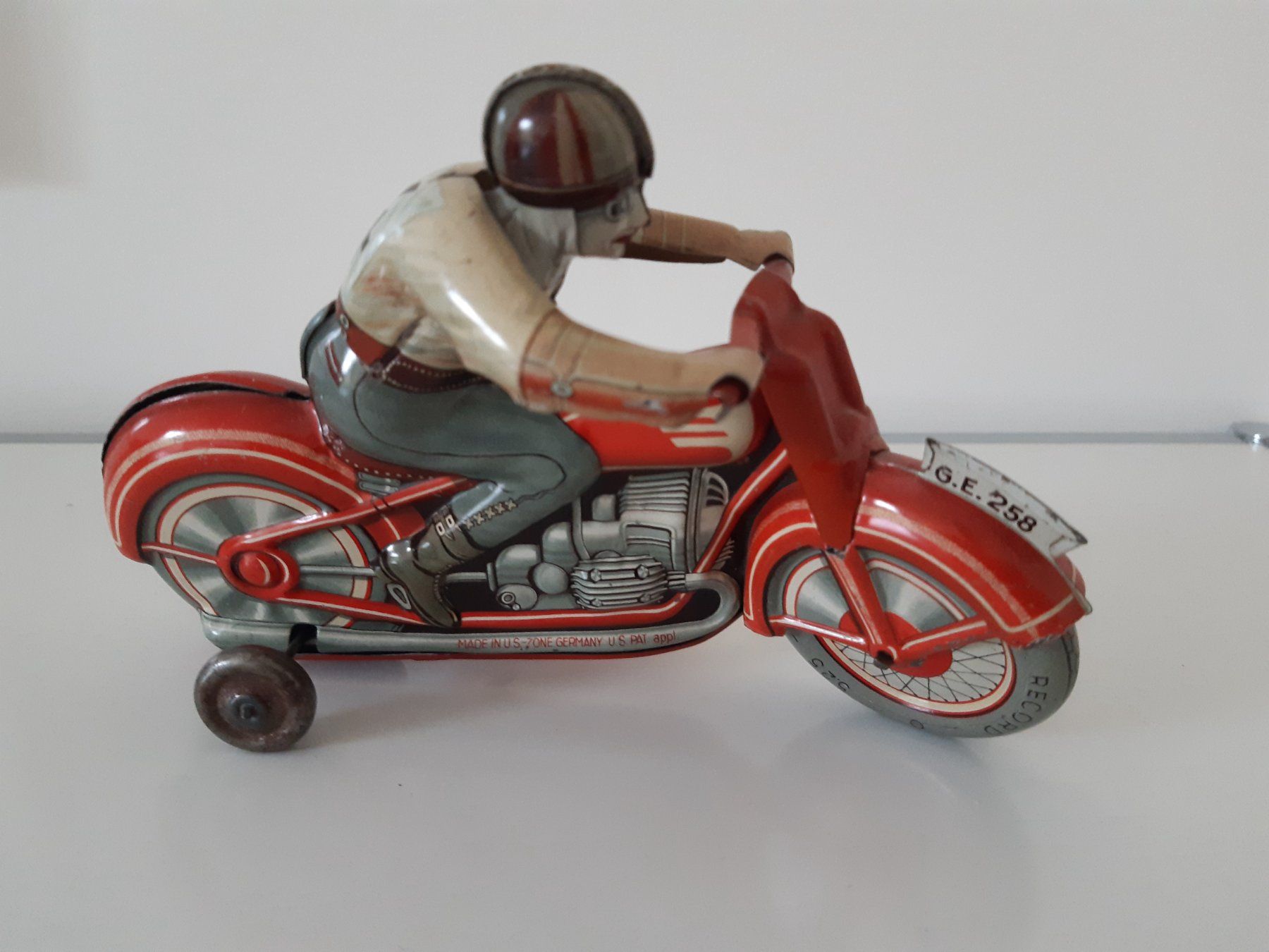 Technofix Giocattoli: Motorrad Technofix G.E. 258 Made in US Zone Germany – Usato da Herrliberg venduto da Air16 1