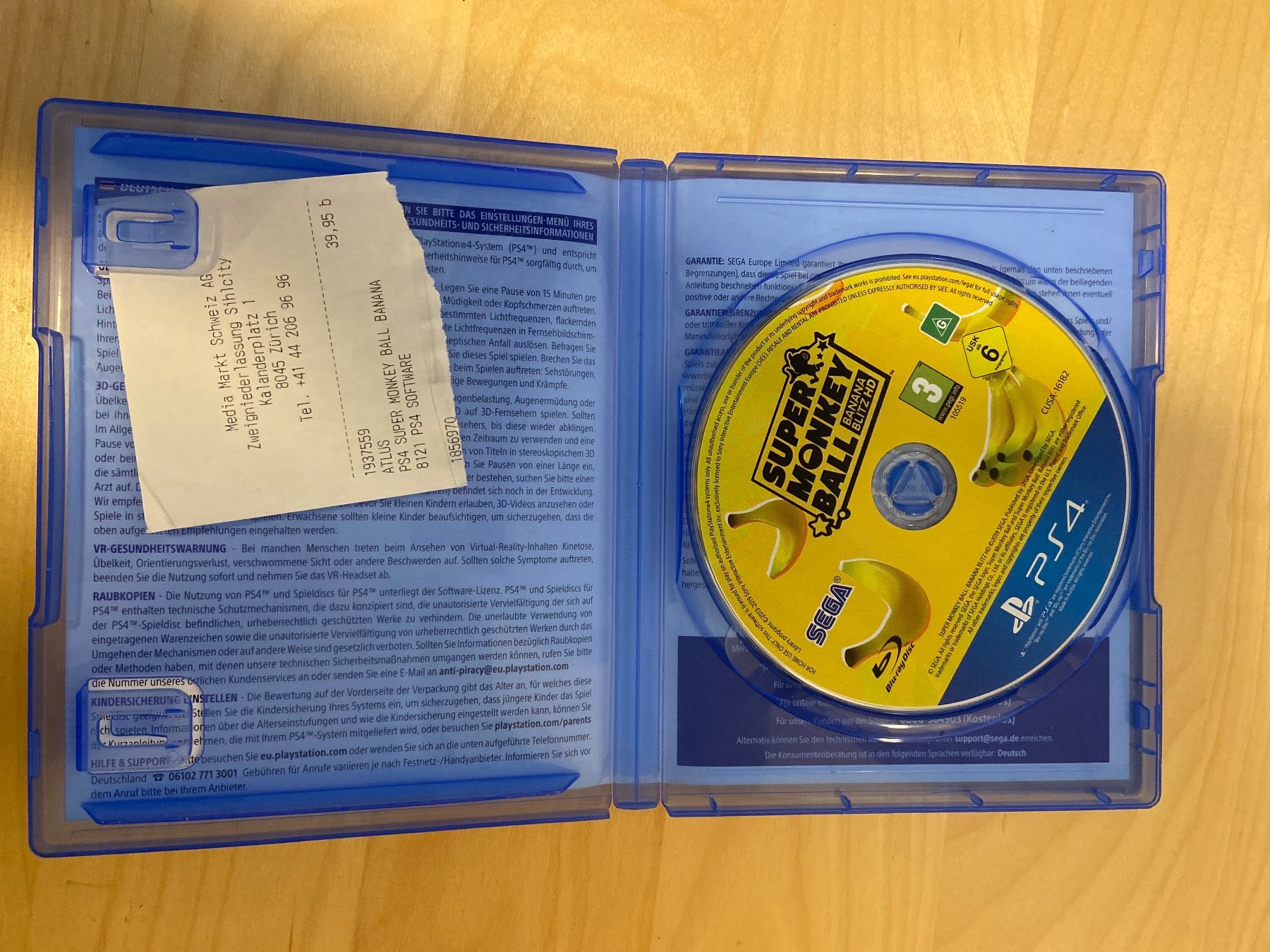 Sega Giochi: Sega Super Monkey Ball Banana Blitz HD - PS4 Game – Usato da Frauenfeld venduto da golfdude 2
