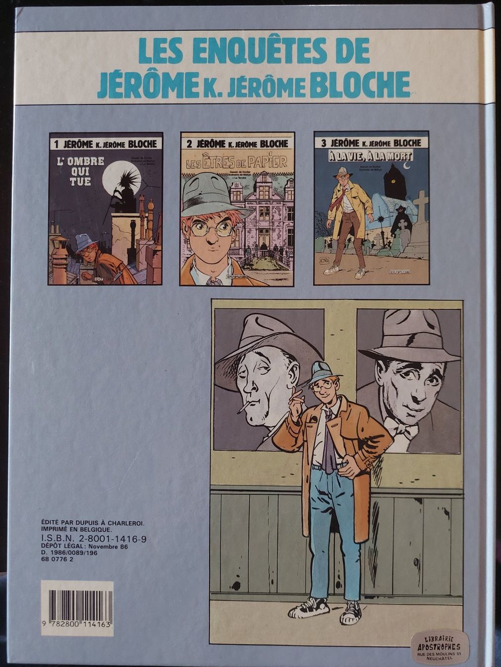 Fumetti: JEROME K. BLOCH N°4 EO  Passé recomposé – Usato da Neuchâtel venduto da skajams 1