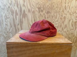 6 Panel Cord Cap in bordeaux