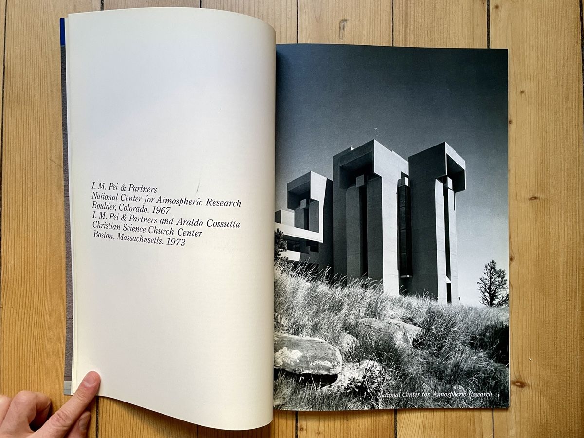 Libri: GA 41: I.M. Pei - CNAR Colorado, CSSC Boston – Usato da Genève venduto da Januacoeli 2