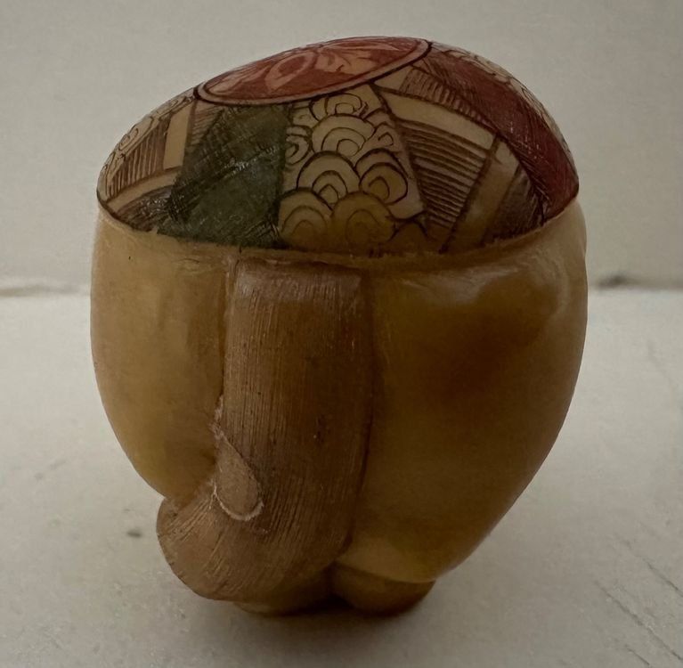 Statuette: Japanische Netsuke aus Tagua-Nuss >>Pferd<< – Usato da Hinwil venduto da Chnap 4