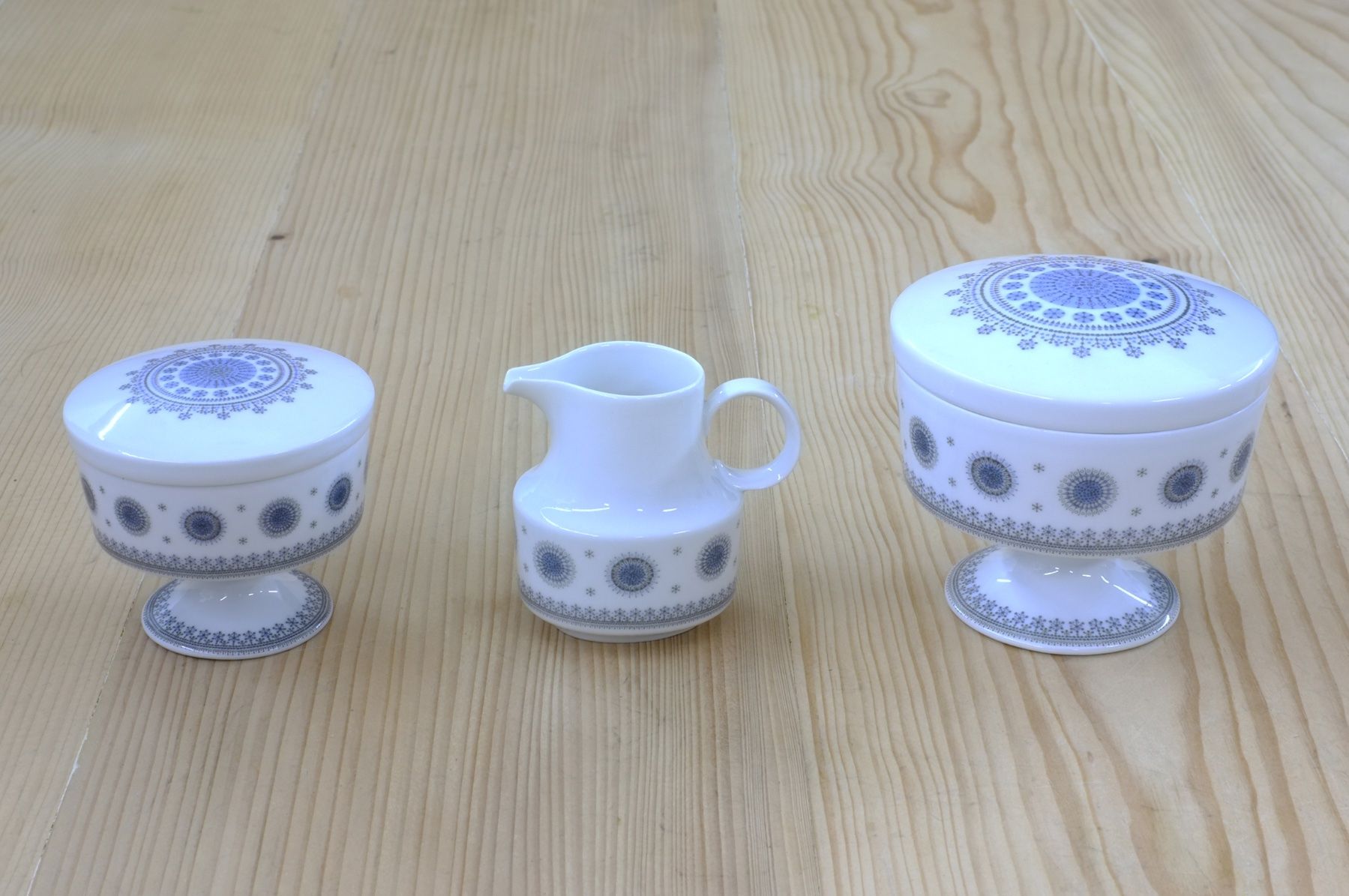 Rosenthal Set di piatti: Milch, Zucker, Rosenthal Composition, Eisblume, T. Wirkkala – Usato da Basel venduto da si-belle 1