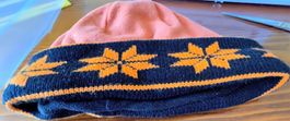 Mütze rund orange