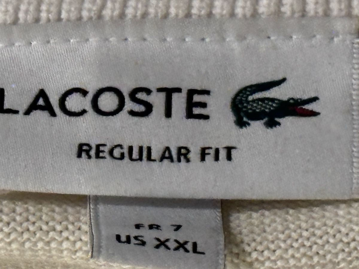 Lacoste Maglioni & Felpe: Lacoste Herrenpullover, Grösse XXL, Regular Fit, weiss – Nuovo (secondo la descrizione) da Zürich venduto da engebrunau 2