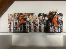 Naruto Massiv Bänder 1-24 mit Figuren