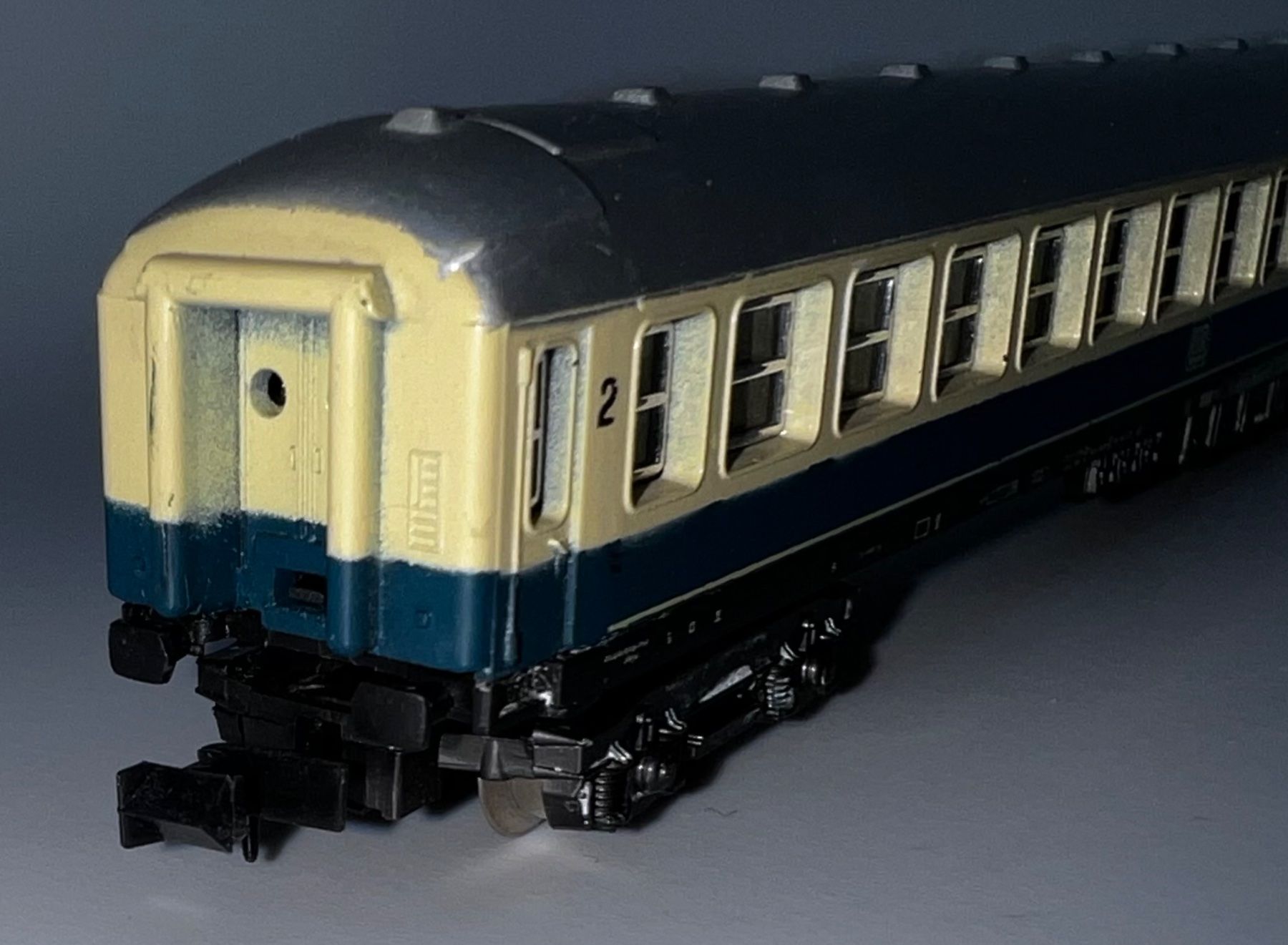 Lima Modellini di ferrovie: Lima 2. Kl Wagen der DB (N) – Usato da Basel venduto da jonnyhaas 2