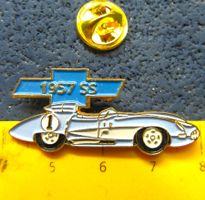 CHEVROLET CORVETTE 1957 SS NO1 RACING-CAR AUTO PIN LIMITIERT