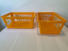 2x Spaceage 70er Körbe, Design Ueli Hofstetter, Vintage