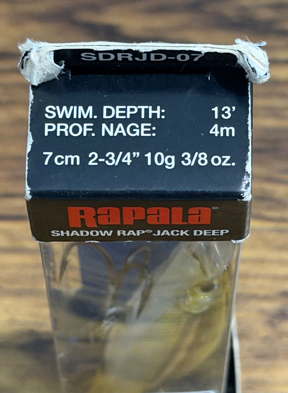 Rapala Appâts: Rapala Shadow Rap Jack Deep - 7cm 10g #18 – Neuf avec emballage d'origine à Widnau par Fishingtackle_Oggy 3