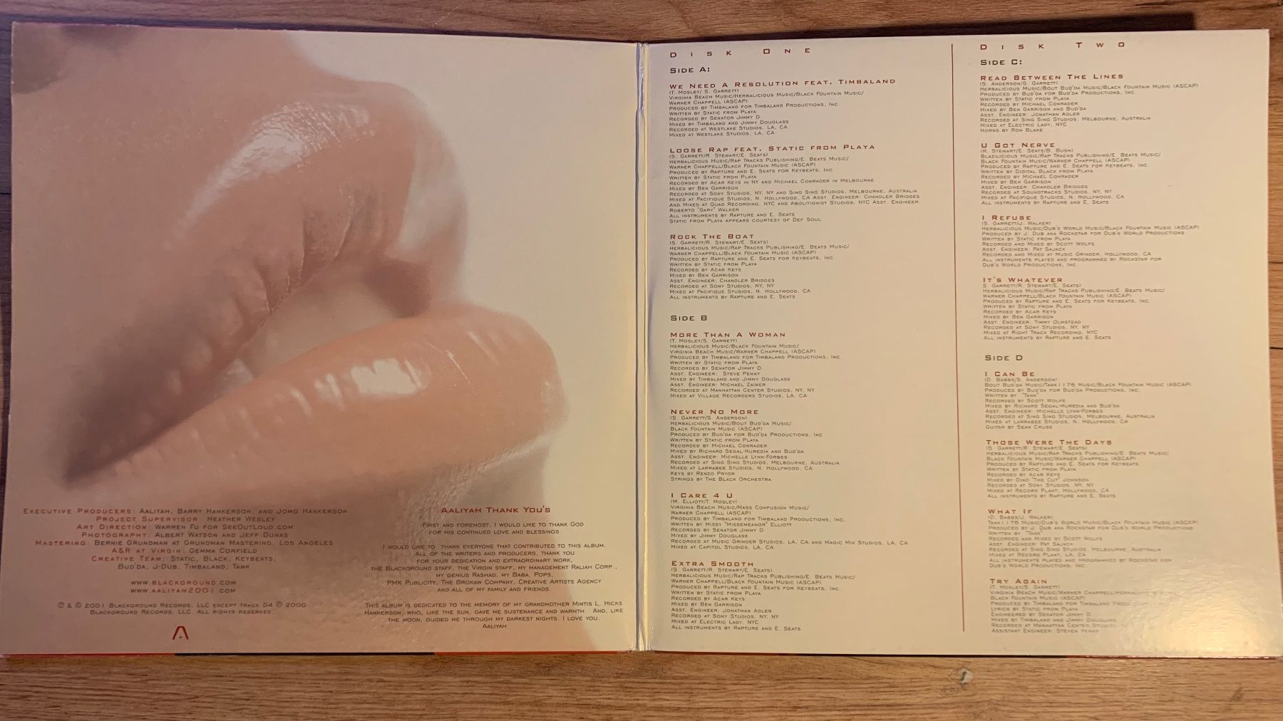Dischi in vinile: AALIYAH - AALIYAH...OG UK 2001...VG+/VG – Usato da Gals venduto da Diskopat 5