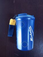 Michelin Thermobecher blau/gelb mit Tragegurt