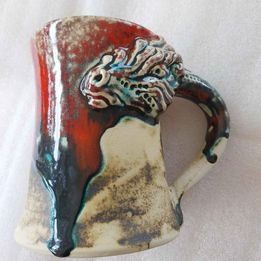 Tazze: Tasse Trinkbecher Drache – Usato da Schwaderloch venduto da bademeister79