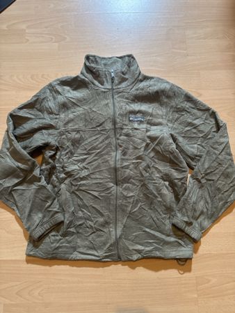 Veste polaire Columbia gris vert clair état correct L