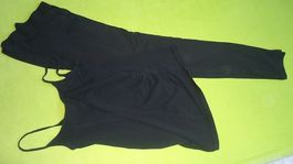 Schösses Umstands-Set 36/38, Schwarzes Top mit Leggins