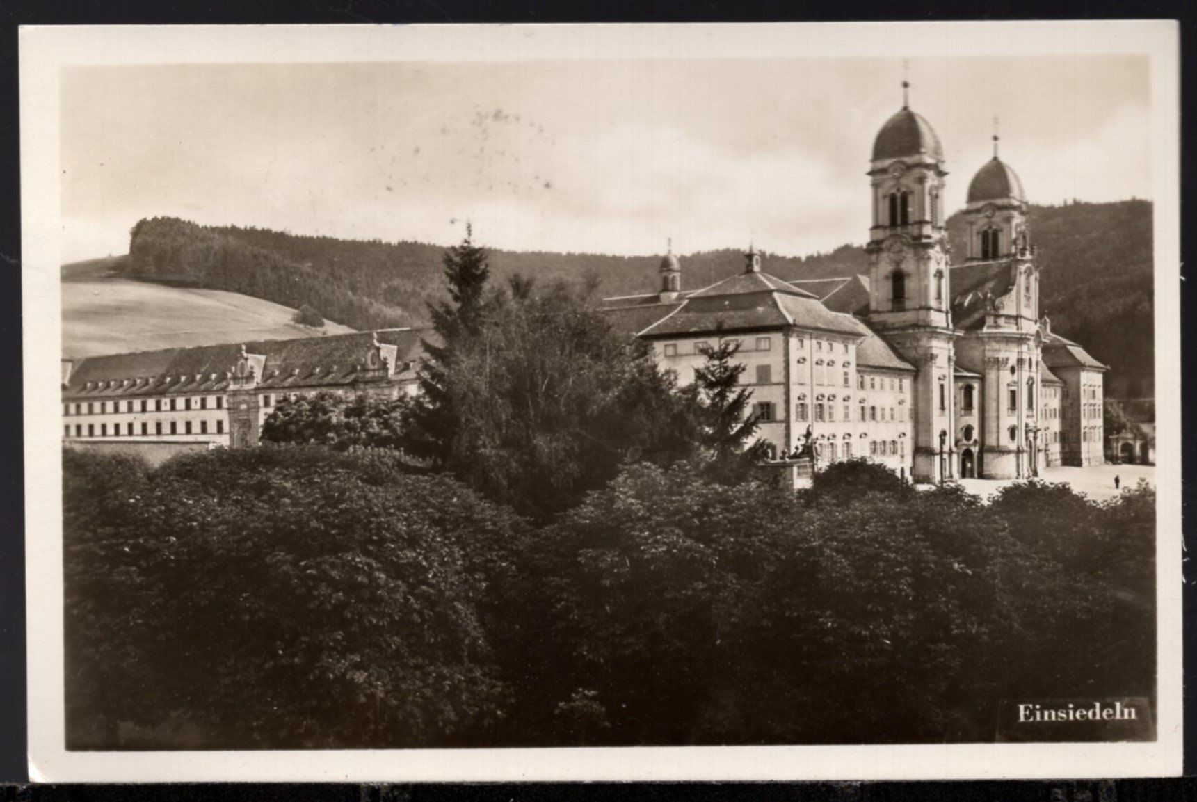 Cartoline postali: Einsiedeln, Kloster  1939 – Usato da Aarau venduto da kufi44