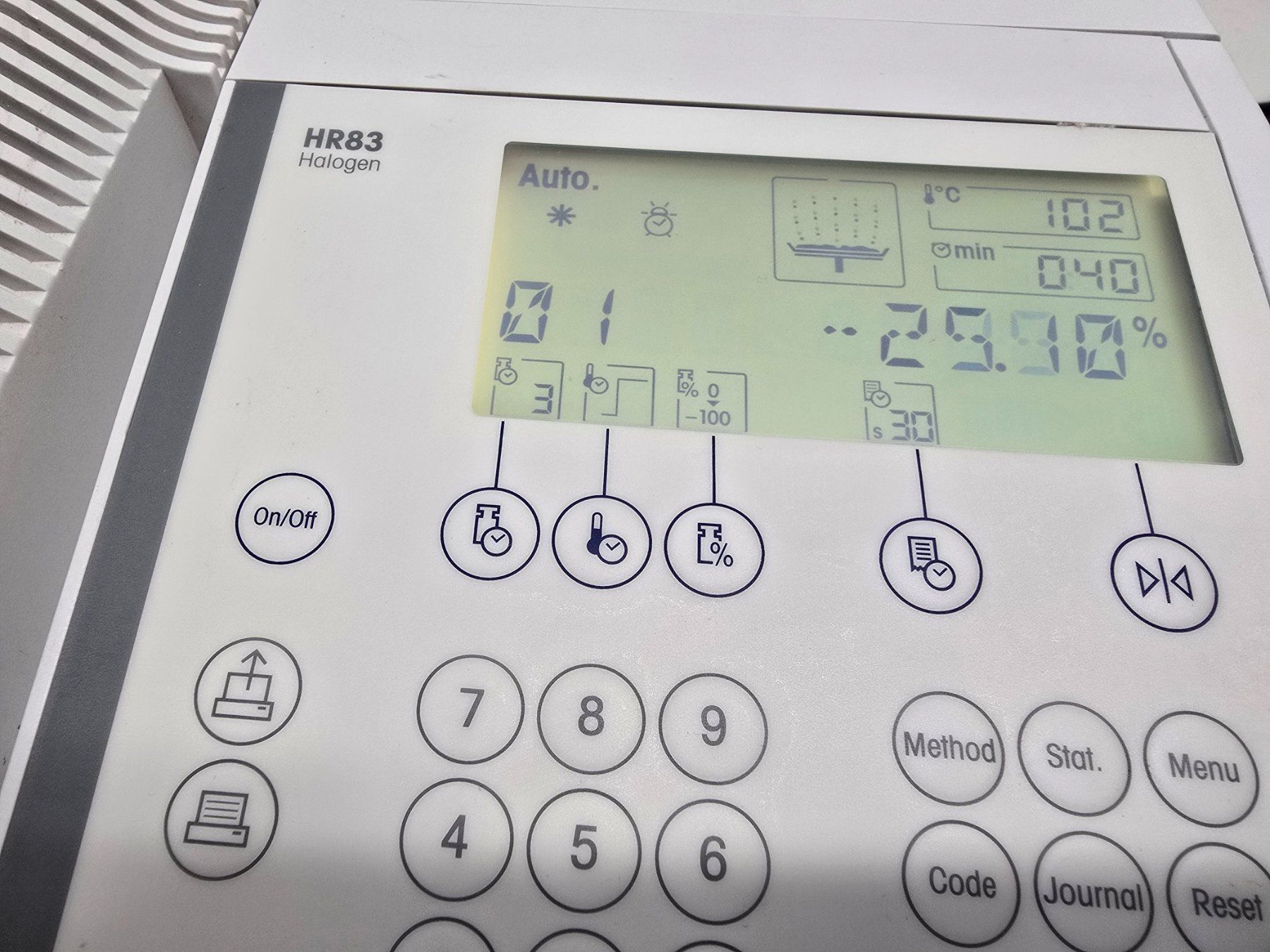 Accessori da laboratorio: Mettler Toledo HR83 Halogen-Feuchtebestimmer – Usato da Niederdorf venduto da LeptonAG_Labor 9