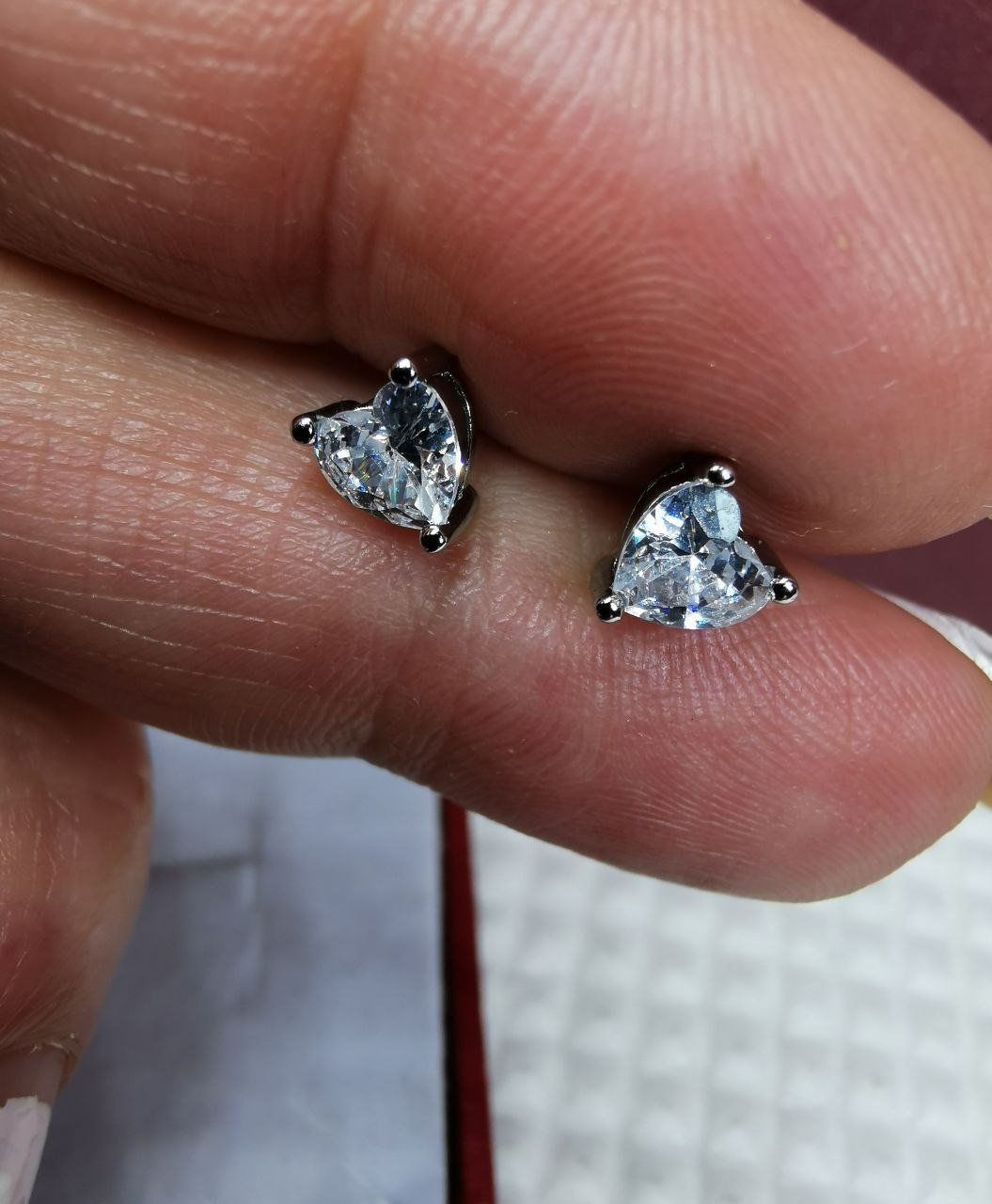 Orecchini pendenti & Orecchini a lobo: Boucles d'oreille argent avec zircons – Nuovo e nell'imballaggio originale da Reconvilier venduto da Tsma67 7