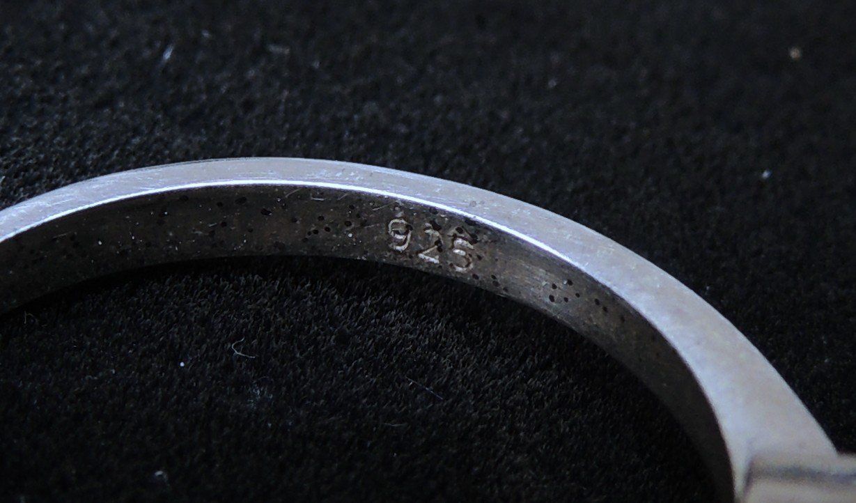 Anelli: Opal Silber 925 Fingerring Gr. 53 – Usato da Waldenburg venduto da schaller707 5