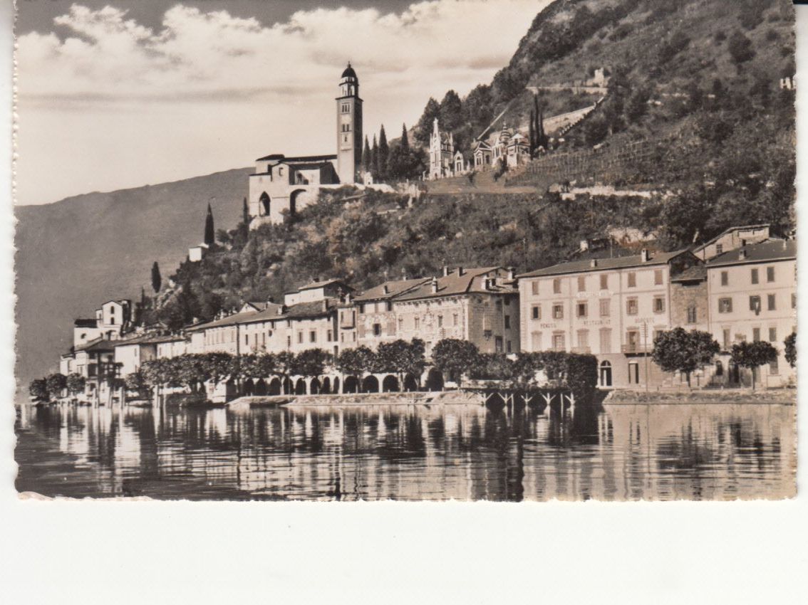 Cartoline postali: Morcote ca. 1945 – Usato da Bürglen TG venduto da StampGraf