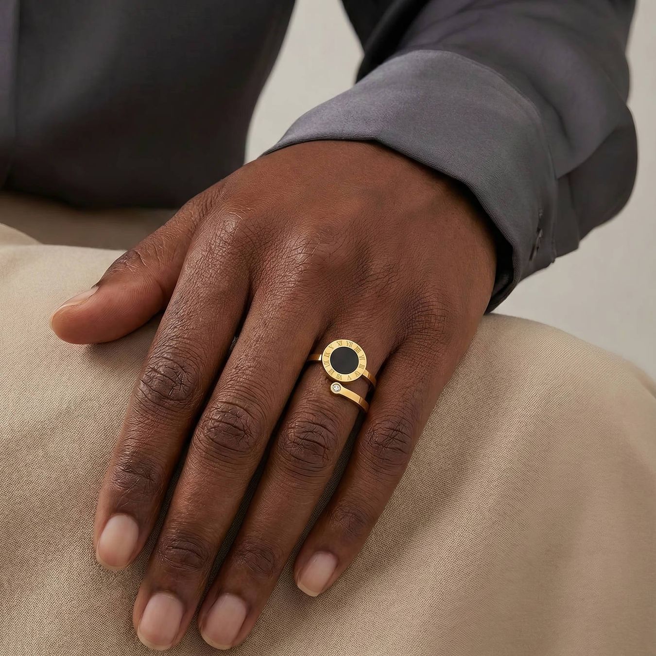Ringe: Ring, waterproof, tarnish-free hypoallerg 87830 – Neu und originalverpackt aus Pontresina von Sallinosbijoux 1