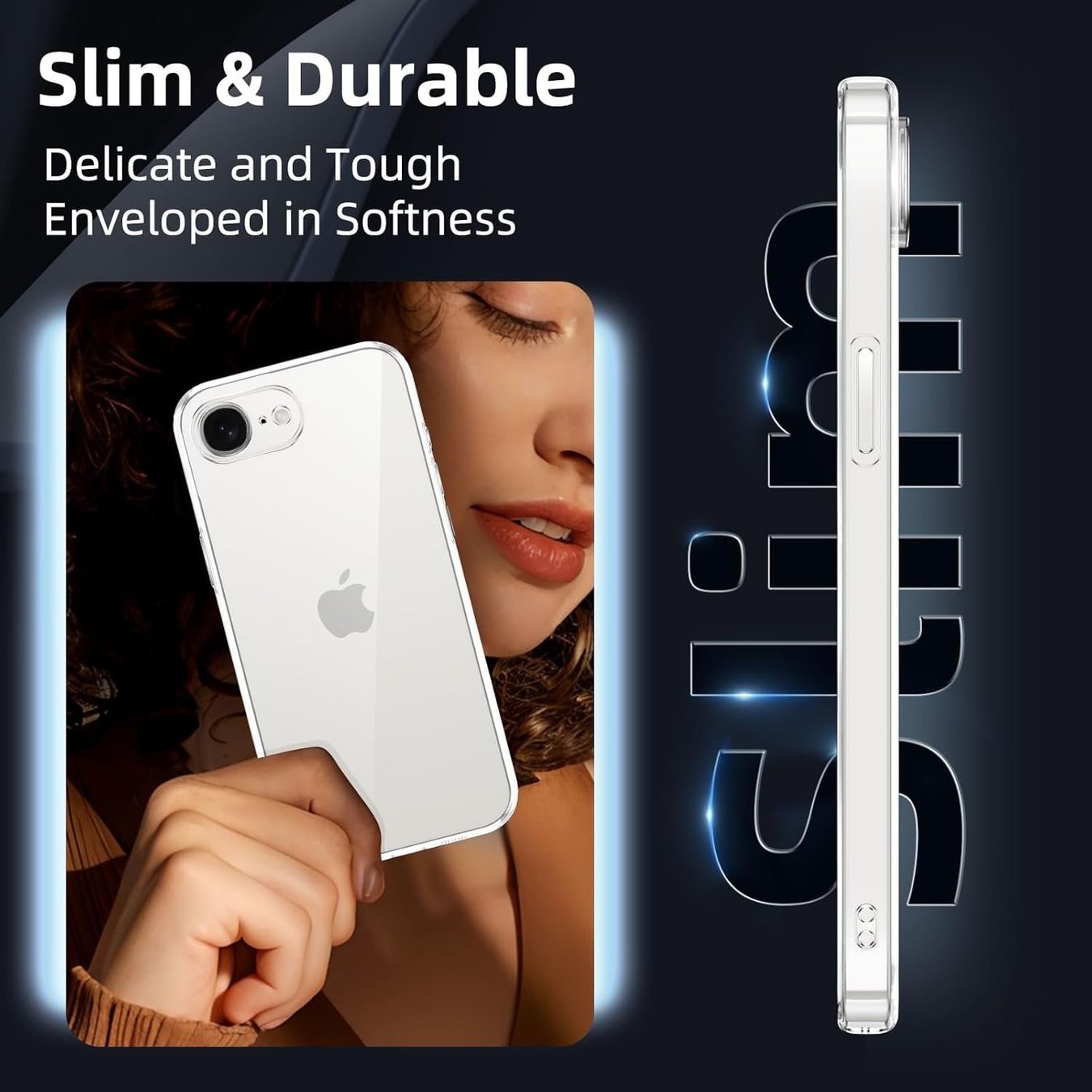 Cover & Protezioni schermo: iPhone 17e Hülle Etui CLEAR Case Cover + PANZERGLAS GLAS – Nuovo e nell'imballaggio originale da Volketswil venduto da coverandmore 2