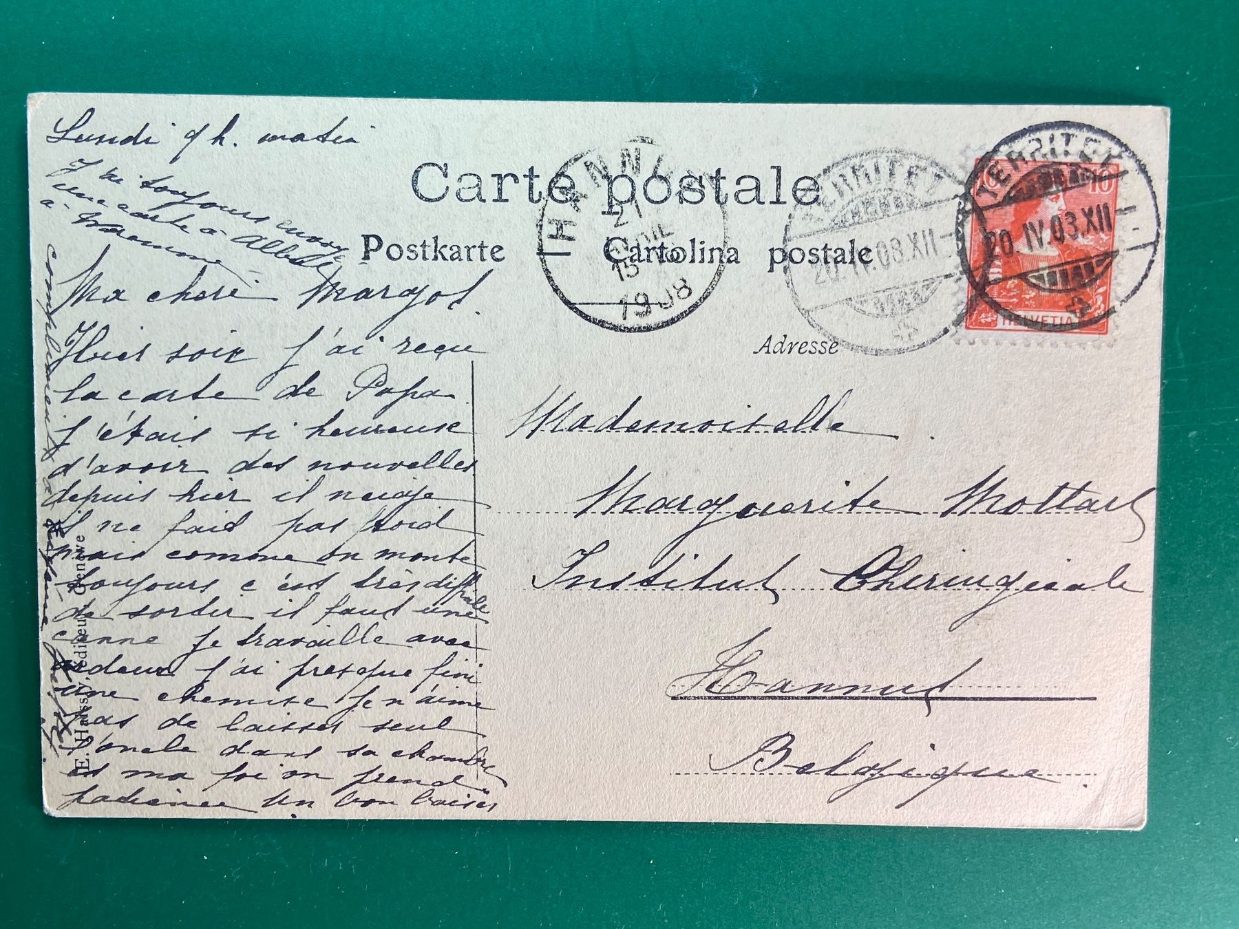 Ansichtskarten: Montreux - vue générale – Gebraucht aus Steg VS von _vinci_ 1