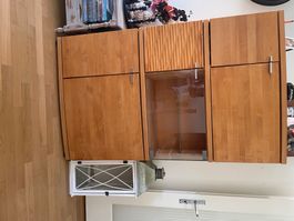Massives Swiss Made Nussbaum Sideboard & Schrank Möbelset 🪵