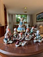 Capodimonte original Snow white & 7 dwarfs